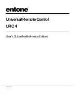 Preview for 1 page of Entone URC 4 User Manual