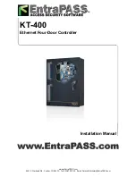 EntraPass KT-400 Installation Manual предпросмотр