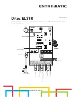 Предварительный просмотр 1 страницы Entre Matic Ditec EL31R Installation Manual