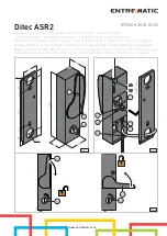 Preview for 1 page of Entrematic Ditec ASR2 Installation Manual