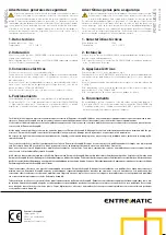 Preview for 4 page of Entrematic Ditec COMH Operating Instructions