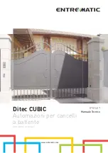 Предварительный просмотр 3 страницы Entrematic Ditec CUBIC Technical Manual