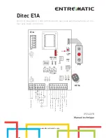 Предварительный просмотр 43 страницы Entrematic Ditec E1A Installation Manual