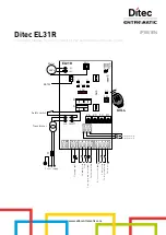 Предварительный просмотр 1 страницы Entrematic Ditec EL31R Installation Manual