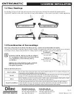 Предварительный просмотр 9 страницы Entrematic Ditec HA8 LP Installation Instructions Manual