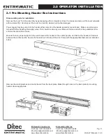 Предварительный просмотр 11 страницы Entrematic Ditec HA8 LP Installation Instructions Manual