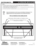 Предварительный просмотр 12 страницы Entrematic Ditec HA8 LP Installation Instructions Manual