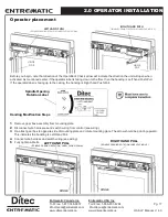 Предварительный просмотр 17 страницы Entrematic Ditec HA8 LP Installation Instructions Manual