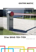 Entrematic Ditec QIK4E Manual preview