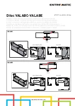 Preview for 1 page of Entrematic Ditec VALABC Installation Manual