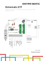 Entrematic E1T Installation Manual предпросмотр