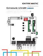 Entrematic LCU40H Installation Manual предпросмотр