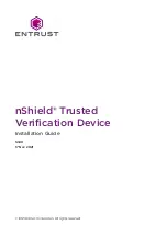 Entrust nShield Installation Manual предпросмотр