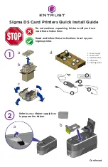 Предварительный просмотр 1 страницы Entrust Sigma DS Quick Install Manual