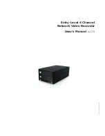 Entry-Level 4 Channel Network Video Recorder User Manual preview