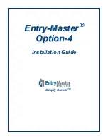 Entry-Master Option-4 Installation Manual preview