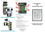 Entryphone CA8 Programming Instructions And Connection Manual preview