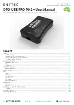 Enttec 70314 User Manual предпросмотр