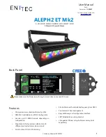 Enttec ALEPH2 ET Mk2 User Manual preview