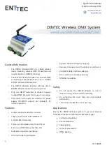 Enttec DINTEC 71015 Quick Start Manual предпросмотр