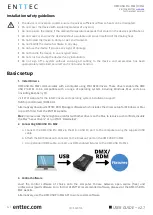 Предварительный просмотр 4 страницы Enttec DMX USB PRO Mk2 User Manual