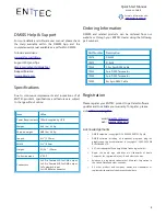 Предварительный просмотр 4 страницы Enttec DMXIS Quick Start Manual
