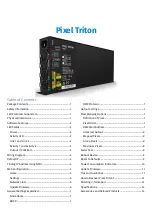 Предварительный просмотр 1 страницы Enttec Pixel Triton Manual