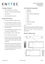 Предварительный просмотр 2 страницы Enttec Pixel Triton Manual