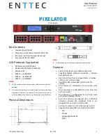 Enttec Pixelator 70060 User Manual предпросмотр