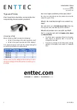 Предварительный просмотр 3 страницы Enttec PSAT Installation Sheet