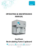 Предварительный просмотр 1 страницы Envair Lab ecoChem Operating & Maintenance Manual