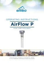 envea AirFlow P Operating Instructions Manual preview