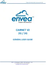 Предварительный просмотр 1 страницы envea CAIRNET V2 2G/3G General User Manual