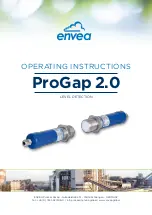 envea ProGap 2.0 Operating Instructions Manual preview