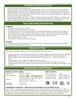 Предварительный просмотр 7 страницы Envi HH1012T Owner'S Manual