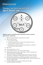 Preview for 2 page of Envion Therapure 540 Quick Start Manual