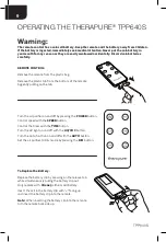 Предварительный просмотр 11 страницы Envion TheraPure TPP640S Manual