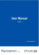 Envira IOT Nanoenvi IAQ User Manual предпросмотр