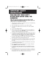 Preview for 2 page of Enviracaire ECM-250i Owner'S Manual