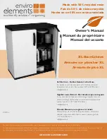 Предварительный просмотр 1 страницы Enviro Elements ecofriendly solutions XL Base Cabinet Owner'S Manual