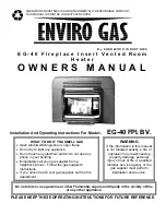 Enviro Gas EG-40 FPI. BV. Owner'S Manual preview