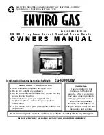 Enviro Gas EG-40 FPI. BV. Owner'S Manual preview