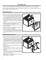 Предварительный просмотр 10 страницы Enviro 2100 Freestanding Owner'S Manual