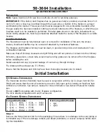 Enviro 50-3664 Installation Manual preview