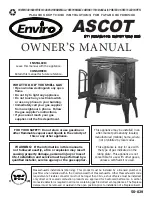 Enviro Ascot Owner'S Manual preview