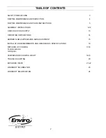 Предварительный просмотр 2 страницы Enviro Bistro 3500 Owner'S And Operator'S Manual