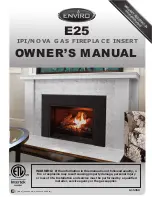 Предварительный просмотр 1 страницы Enviro E25 Series Owner'S Manual