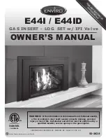 Preview for 1 page of Enviro E44I Owner'S Manual