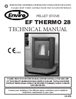 Предварительный просмотр 1 страницы Enviro EF THERMO EF THERMO 28 Technical Manual