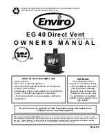 Предварительный просмотр 1 страницы Enviro EG-40 Owner'S Manual